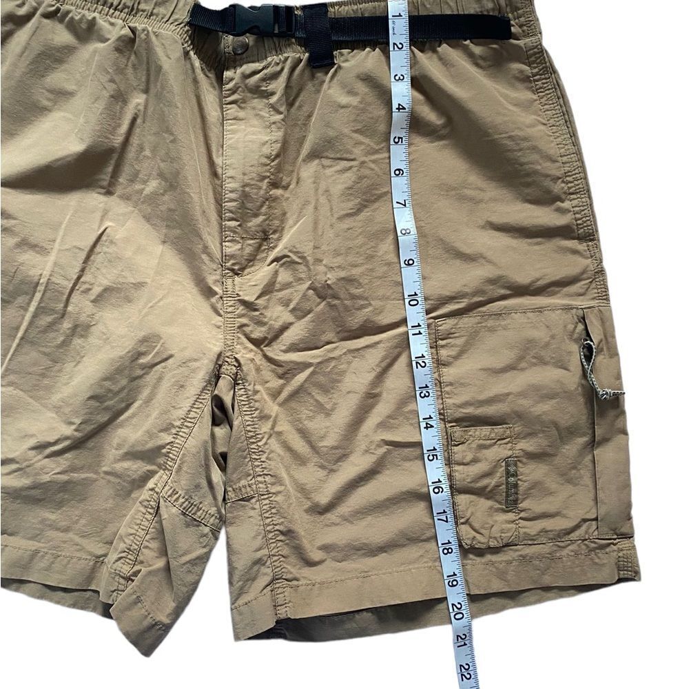 Columbia Cargo Hiking Shorts Mens Large Tan Summer BB0341 - Picture 4 of 6